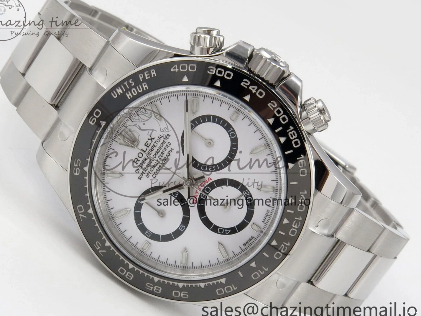 MiroTime 0223 Daytona 126500 THBF 1:1 Best Edition 904L Steel White Dial on SS Bracelet SH Unisex 134